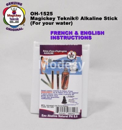 OH-1525, Bâton Magickey Teknik® pour eau  ALCALINE / Hydrogène et eau ionisée 4