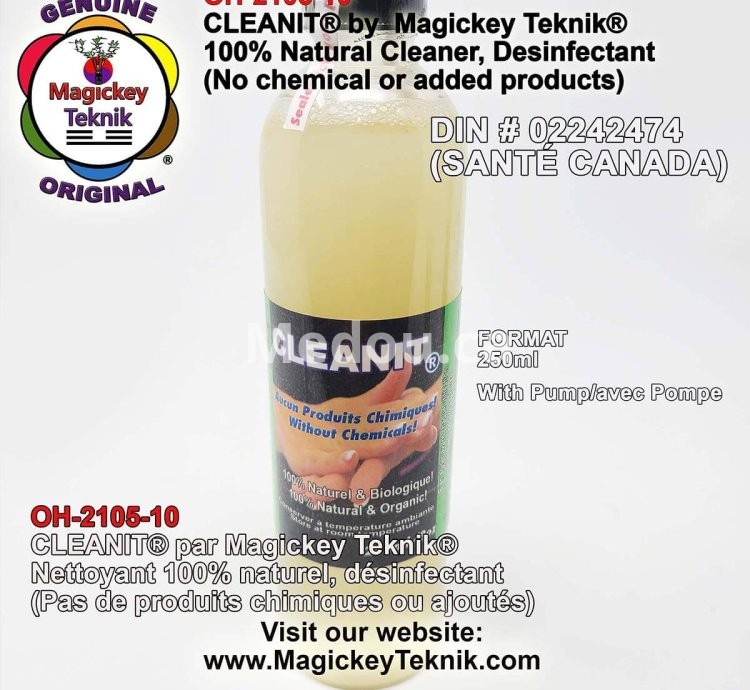 CLEANIT® 100 % naturel de Magickey Teknik®, sans produits chimiques