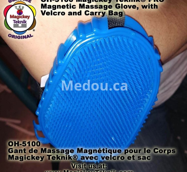 OH-5100 — Gant de Massage Magnétique Corporel Magickey Teknik®