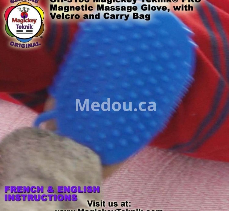 OH-5100 — Gant de Massage Magnétique Corporel Magickey Teknik®