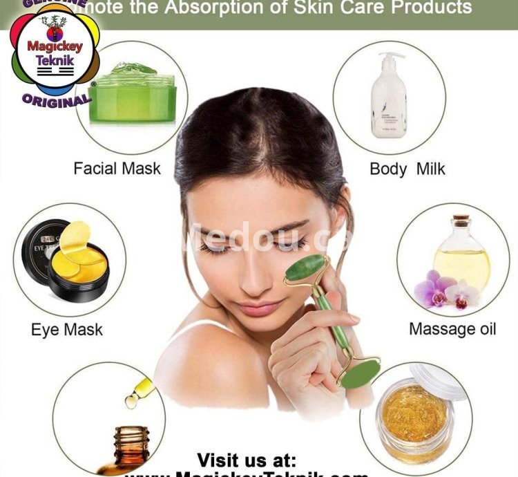OH-5040 — Magickey Teknik® Dual Facial & Body Jade Roller
