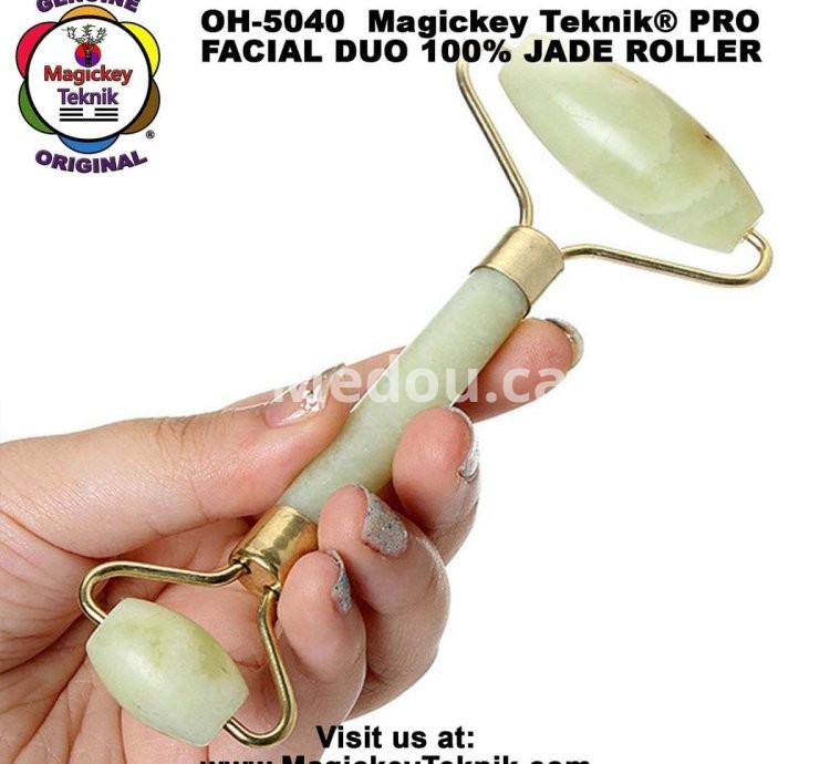 OH-5040 — Magickey Teknik® Dual Facial & Body Jade Roller