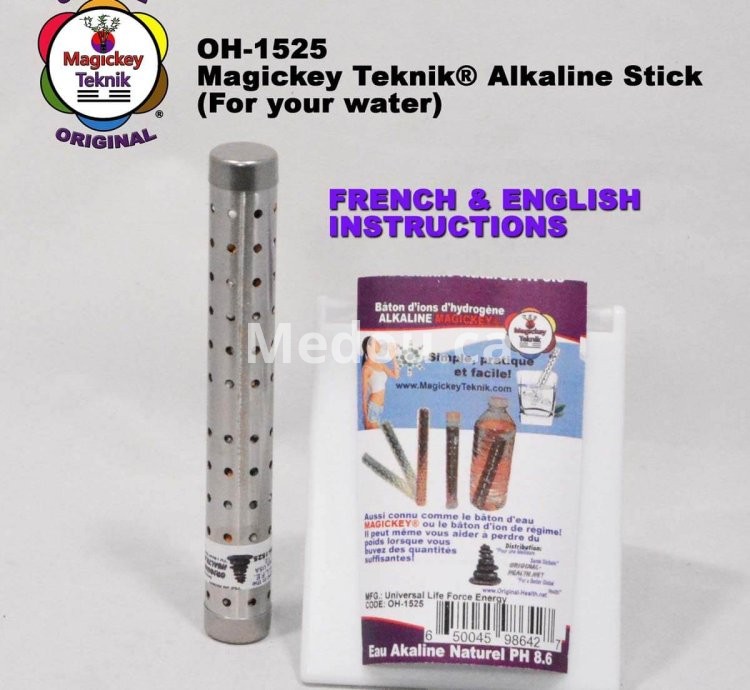 BÂTON D’EAU ALCALINE / HYDROGÉNÉE ET IONISÉE MAGICKEY TEKNIK® – MODÈLE OH-1525