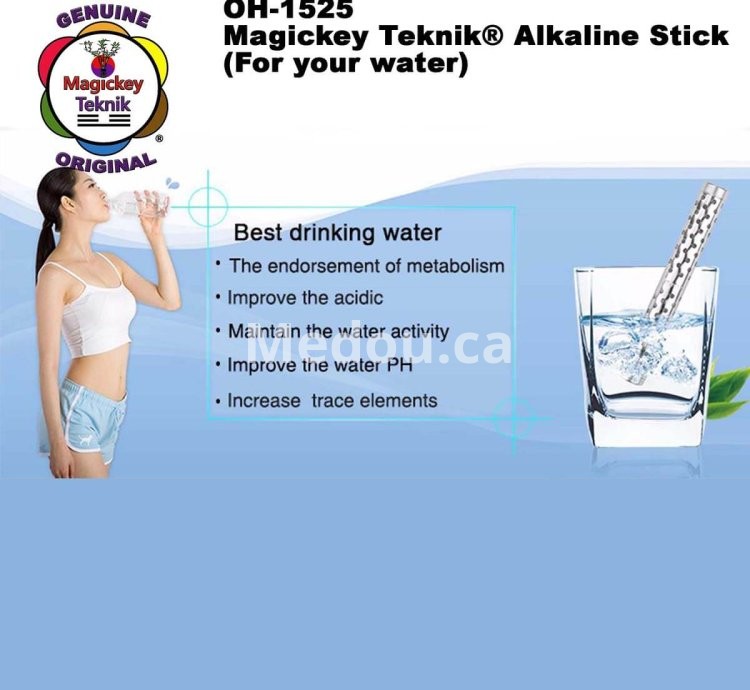 BÂTON D’EAU ALCALINE / HYDROGÉNÉE ET IONISÉE MAGICKEY TEKNIK® – MODÈLE OH-1525
