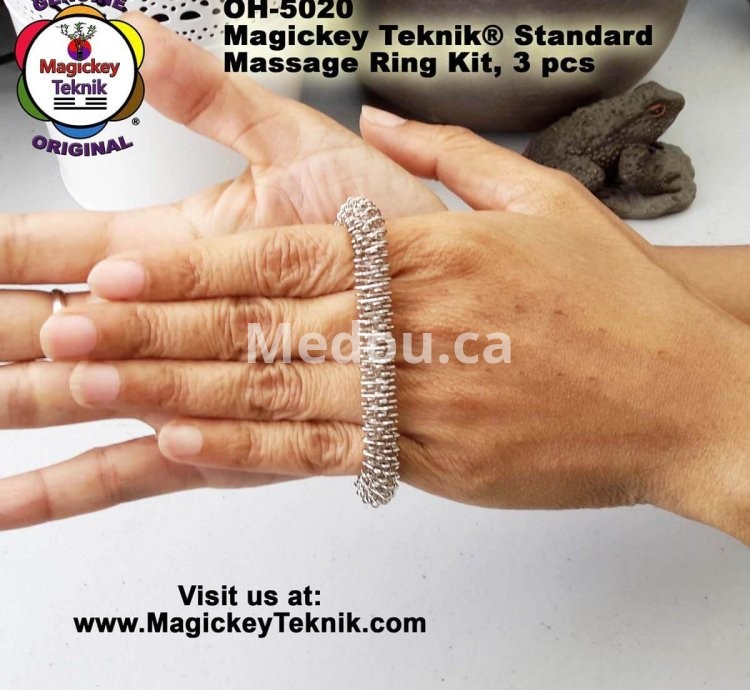 OH-5020 — Juego de Anillos de Masaje Magickey Teknik® (3 piezas)