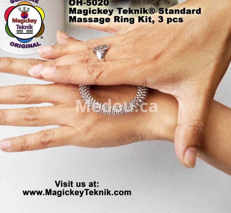 OH-5020 — Juego de Anillos de Masaje Magickey Teknik® (3 piezas)