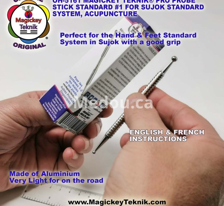 OH-5161 – Sonde Thérapeutique Magickey Teknik® & Sujok, Ultra-Légère avec Prise Ergonomique