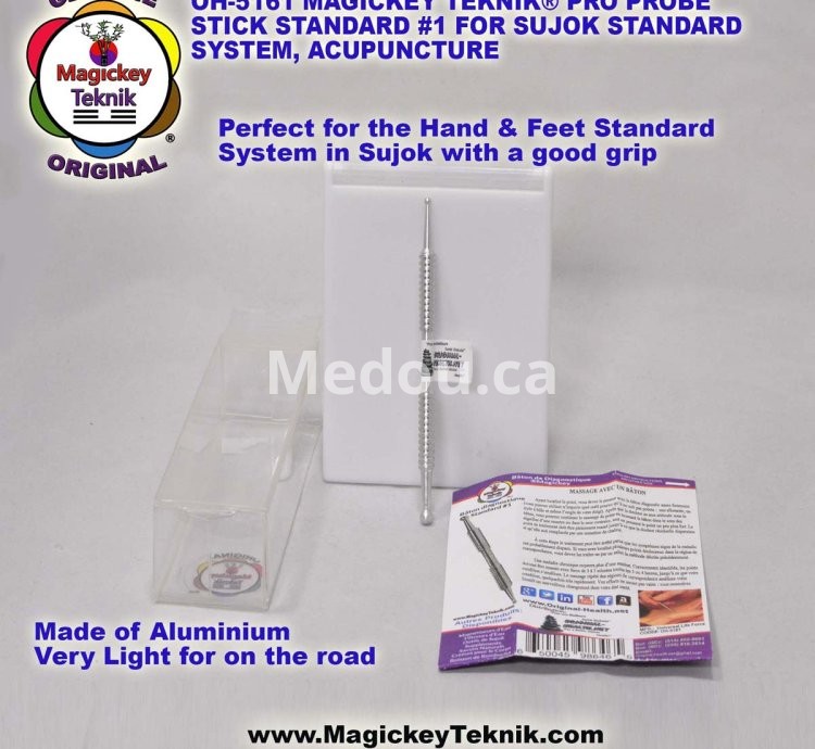 OH-5161 – Sonde Thérapeutique Magickey Teknik® & Sujok, Ultra-Légère avec Prise Ergonomique