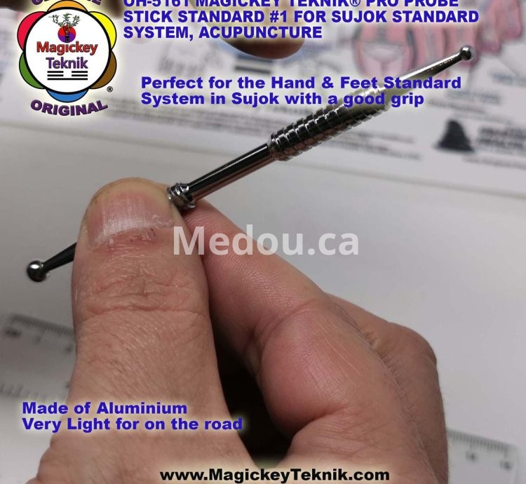 OH-5161 – Sonde Thérapeutique Magickey Teknik® & Sujok, Ultra-Légère avec Prise Ergonomique