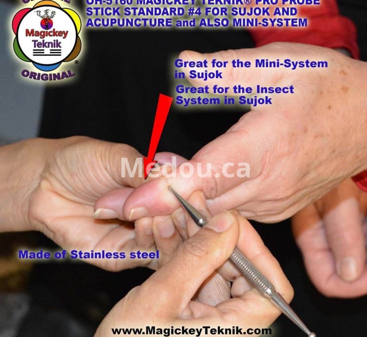 OH-5160 – un stylet de pression Thérapeutique Magickey Teknik® & Sujok, Longue et Lourde