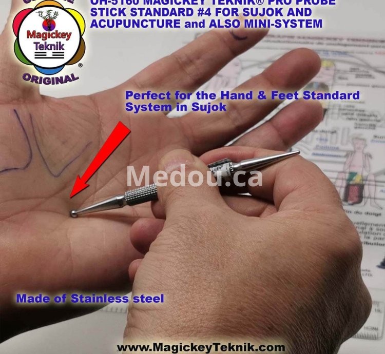 OH-5160 – un stylet de pression Thérapeutique Magickey Teknik® & Sujok, Longue et Lourde