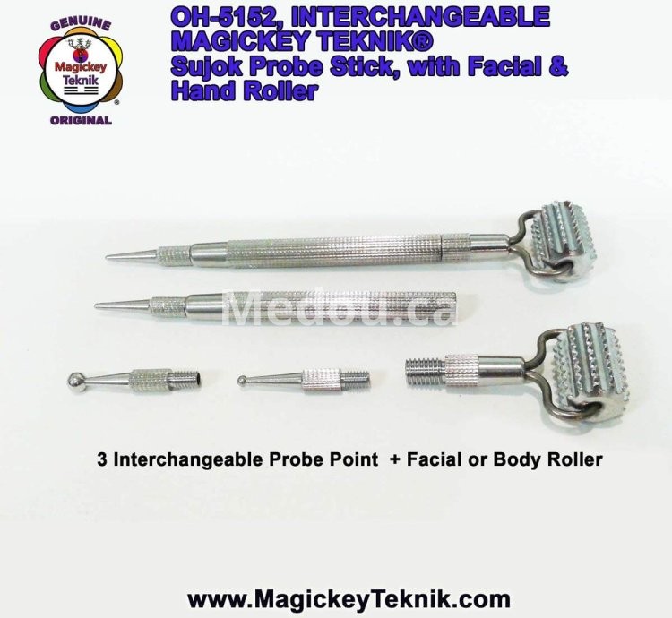 OH-5152 – un stylet de pression Interchangeable Magickey Teknik® avec Rouleau de Massage Facial