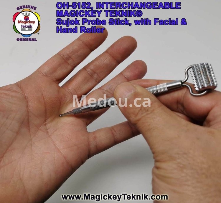 OH-5152 – un stylet de pression Interchangeable Magickey Teknik® avec Rouleau de Massage Facial