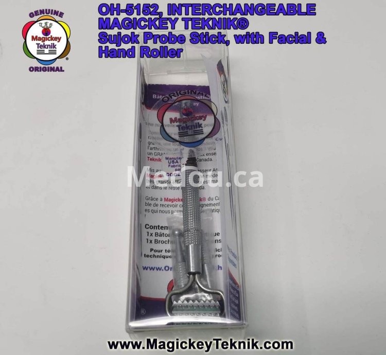 OH-5152 – un stylet de pression Interchangeable Magickey Teknik® avec Rouleau de Massage Facial