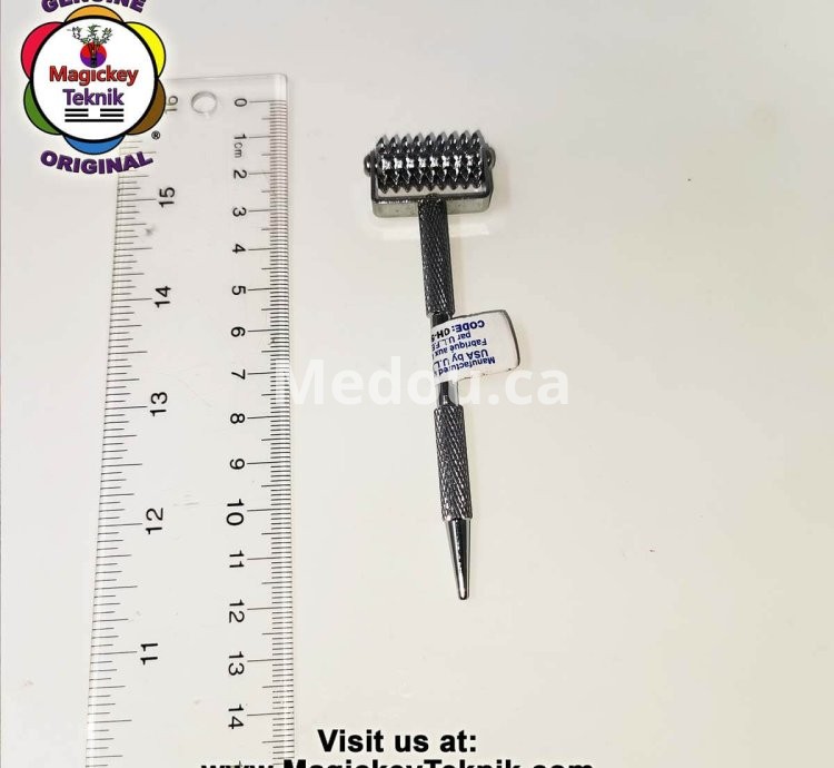 OH-5145 — Rodillo Facial Dorado Magickey Teknik®