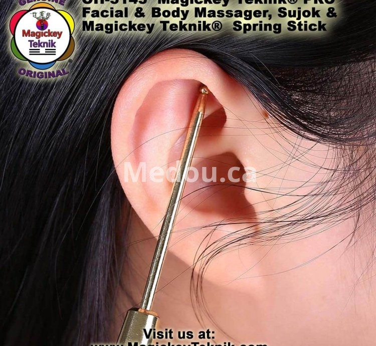 OH-5145 — Rodillo Facial Dorado Magickey Teknik®
