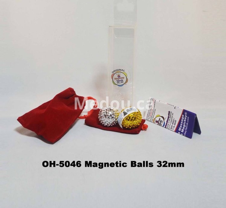 OH-5046 — Bolas de Masaje Magnéticas Magickey Teknik®
