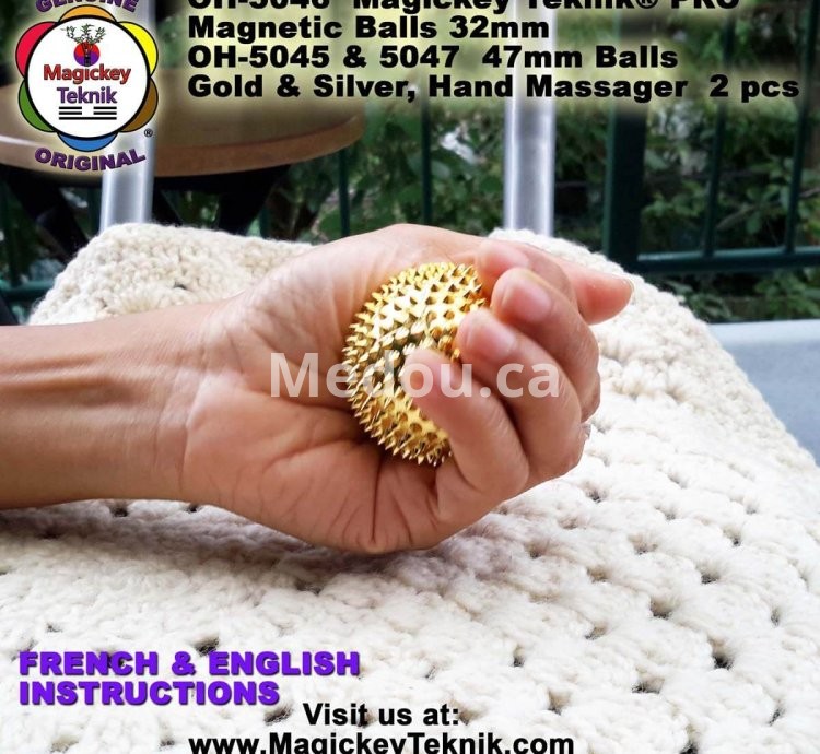 OH-5046 — Bolas de Masaje Magnéticas Magickey Teknik®