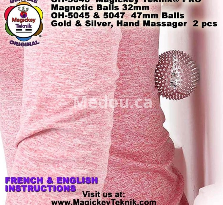 OH-5046 — Bolas de Masaje Magnéticas Magickey Teknik®