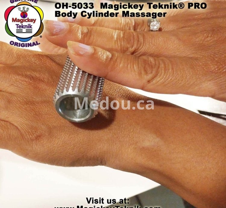 OH-5033 — Rodillo Cilíndrico de Masaje para Pies y Manos Magickey Teknik®