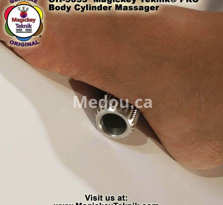 OH-5033 — Rodillo Cilíndrico de Masaje para Pies y Manos Magickey Teknik®
