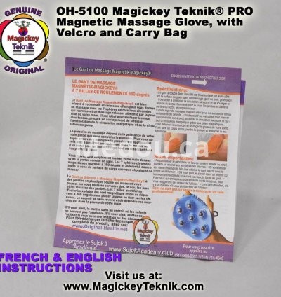 OH-5100 — Gant de Massage Magnétique Corporel Magickey Teknik® 4