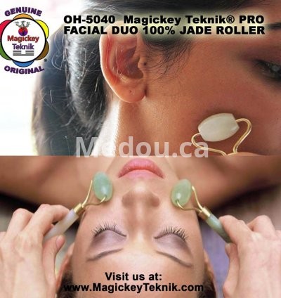 OH-5040 — Magickey Teknik® Dual Facial & Body Jade Roller 9
