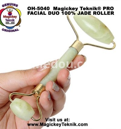 OH-5040 — Magickey Teknik® Dual Facial & Body Jade Roller 10