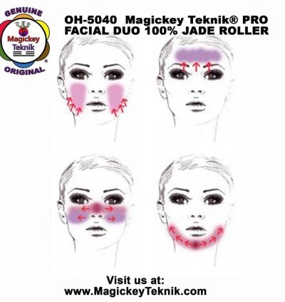 OH-5040 — Magickey Teknik® Dual Facial & Body Jade Roller 11