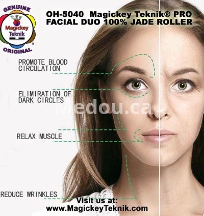 OH-5040 — Magickey Teknik® Dual Facial & Body Jade Roller 13