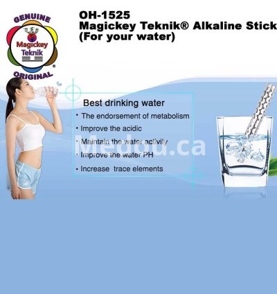 BÂTON D’EAU ALCALINE / HYDROGÉNÉE ET IONISÉE MAGICKEY TEKNIK® – MODÈLE OH-1525 11