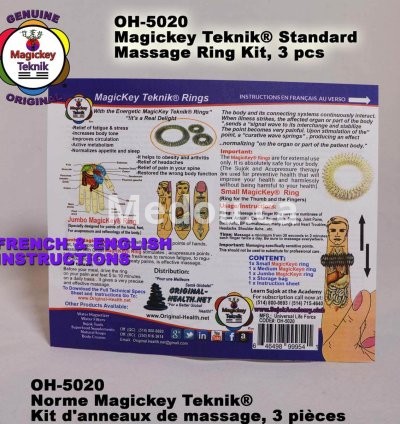 OH-5020 — Magickey Teknik® Massage Ring Set (3 pcs)