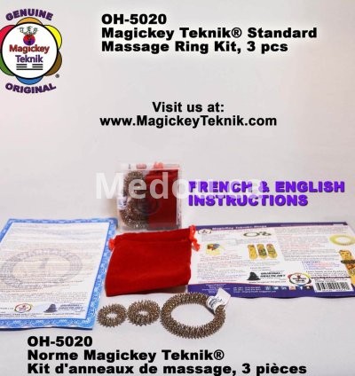 OH-5020 — Juego de Anillos de Masaje Magickey Teknik® (3 piezas) 3