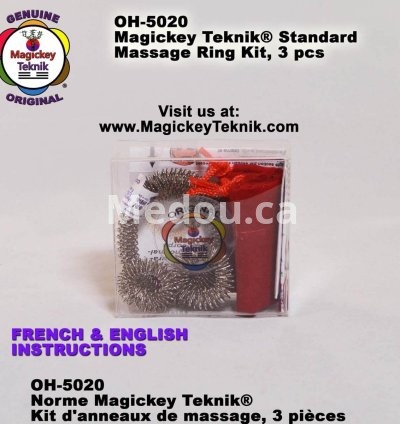 OH-5020 — Juego de Anillos de Masaje Magickey Teknik® (3 piezas) 4