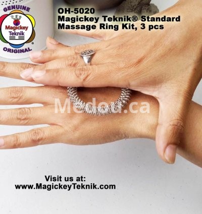 OH-5020 — Juego de Anillos de Masaje Magickey Teknik® (3 piezas) 8