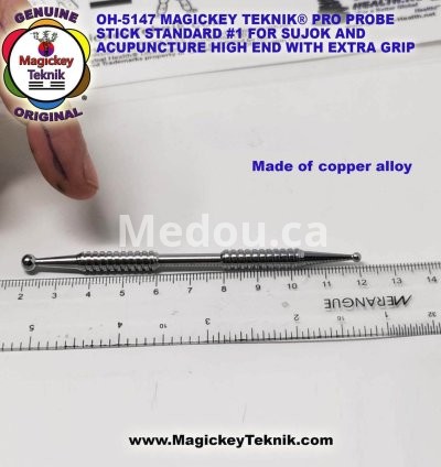OH-5147 – Sonde Thérapeutique Magickey Teknik® & Sujok en Alliage de Cuivre, avec Prise Ergonomique 4