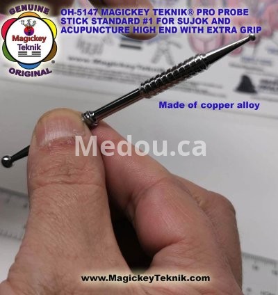 OH-5147 – Sonde Thérapeutique Magickey Teknik® & Sujok en Alliage de Cuivre, avec Prise Ergonomique 7