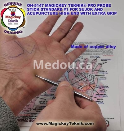 OH-5147 – Sonde Thérapeutique Magickey Teknik® & Sujok en Alliage de Cuivre, avec Prise Ergonomique 9