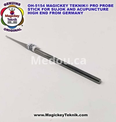 OH-5154 – Magickey Teknik® & Sujok PRO Probe Stick, Stainless Steel, for Experienced Therapists
