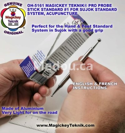 OH-5161 – Magickey Teknik® & Sujok Probe Stick, Very Light with Ergonomic Grip