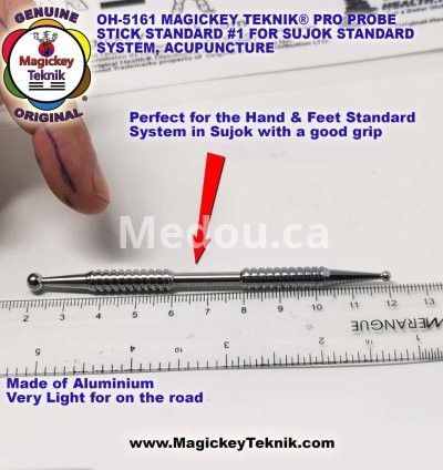 OH-5161 – Magickey Teknik® & Sujok Probe Stick, Very Light with Ergonomic Grip