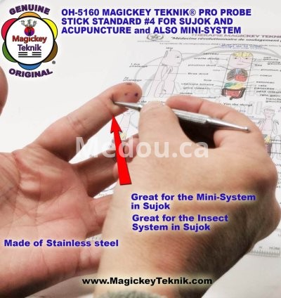 OH-5160 – un stylet de pression Thérapeutique Magickey Teknik® & Sujok, Longue et Lourde 11