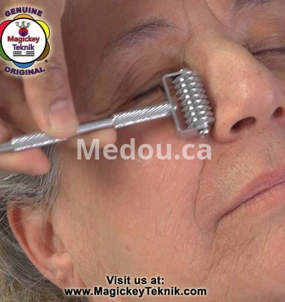 OH-5153 – Rodillo Facial Plateado Magickey Teknik® con Sonda Terapéutica 9