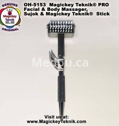 OH-5153 – Rodillo Facial Plateado Magickey Teknik® con Sonda Terapéutica 11