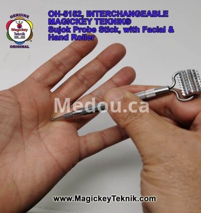 OH-5152 – un stylet de pression Interchangeable Magickey Teknik® avec Rouleau de Massage Facial 5