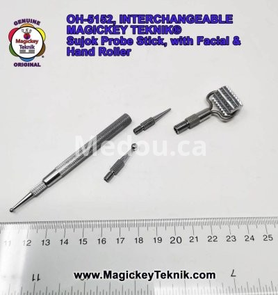 OH-5152 – un stylet de pression Interchangeable Magickey Teknik® avec Rouleau de Massage Facial 10
