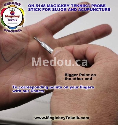 OH-5148 – Sonde et Massager Magickey Teknik® & Sujok 10