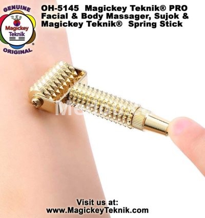 OH-5145 — Rodillo Facial Dorado Magickey Teknik® 4