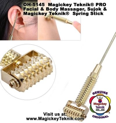OH-5145 — Rodillo Facial Dorado Magickey Teknik® 5