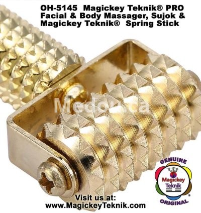 OH-5145 — Rodillo Facial Dorado Magickey Teknik® 6